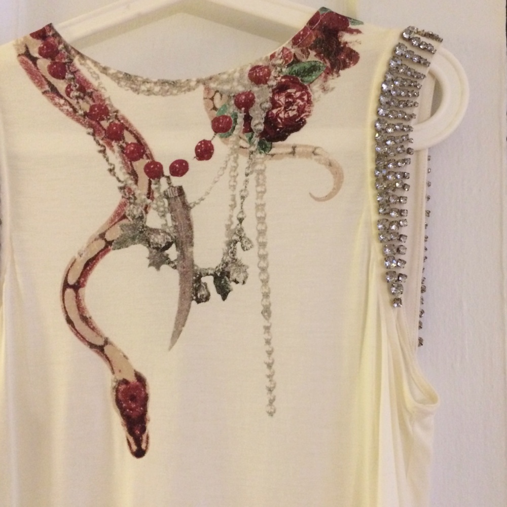 Haute Hippie Rhinestone Tanktop